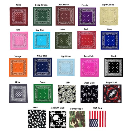 Bandana paisley écharpe - paisley,