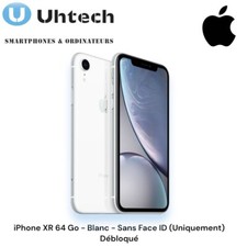 iPhone XR 64 Go - Blanc - Sans Face ID - Débloqué