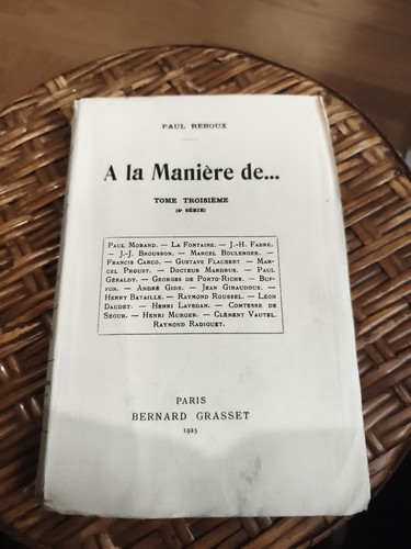 Paul reboux manière - la,