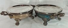 Odiot - Magnificent 19th Round Flat Heater Pair in Lined Metal