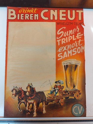 Ancienne affiche publicitaire