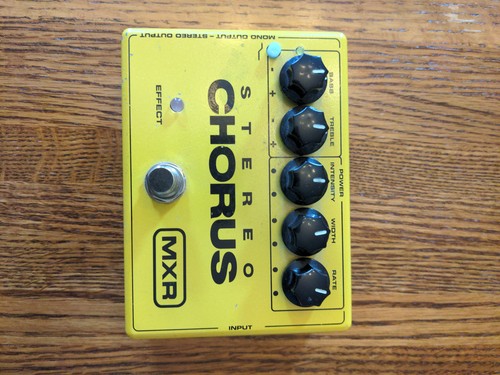 Mxr 134 stereo chorus pedal - mxr,
