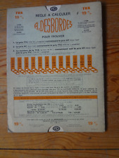 A Desbordes calculation rule - To calculate VAT