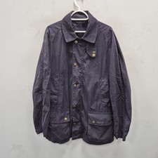 Barbour Overdye Ashby Casual Navy Lighweight Country Coat Jacket Size Large