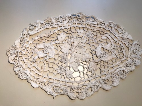 Ancien napperon dentelle - ancien,