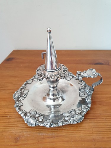 Rare bougeoir ancien métal - ancien, en