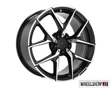Jeu de jantes alu Mercedes AMG Style R18 5x112 4x 18 pouces noir usiné 8J