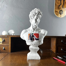 Buste en marbre statue David