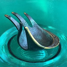 Vide poche Main en Bronze, Cendrier, Walter Bosse style,  Israël 1960