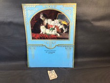 Ancien porte lettres en carton mural déco ancien commerce vintage années 1930