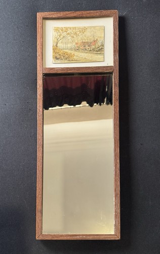 Antique trumeau mirror - antique,