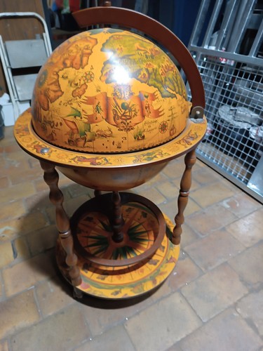 Globe terrestre bar salon - terrestre,