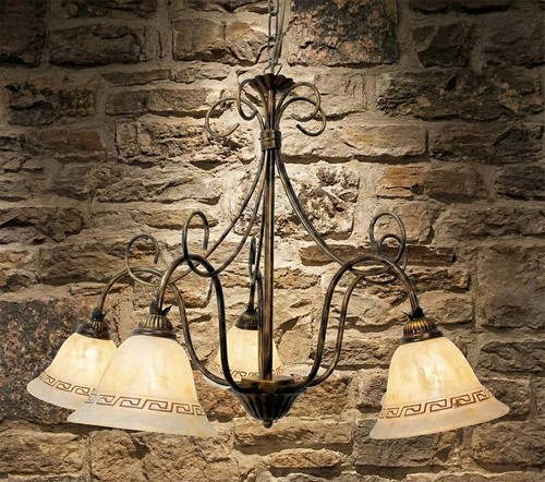 Lustre fer forgé - lustre,