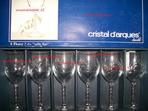 Cristal arques verres - 6,