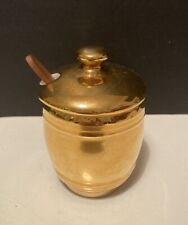 Vintage Porcelain Du Paris Lustre Gold Condiments Stamped Art Deco Style