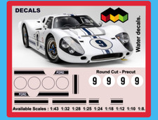 Décalcomanie à eau FORD GT40