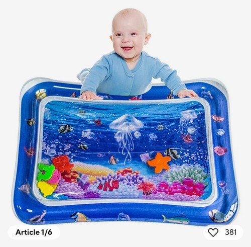 Tapis eau gonflable bébé - tapis,