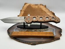 Vintage CRKT M16-14ZSF Carson Design Folding Tactical Tanto Blade--709.25