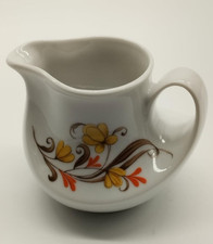 Pot à Lait  ou Crème en Porcelaine Allemande Vintage Bavaria Décor Floral