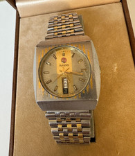 MONTRE VINTAGE RADO DIASTAR AUTOMATIQUE 25 JEWELS BICOLORE AVEC BOITE...