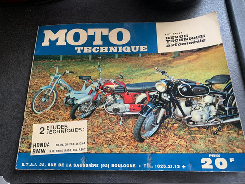 Revue moto technique honda - technique, cd