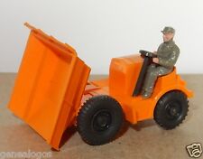 WIKING #657H 1/87 PUBLIC WORKS TRACTOR DUMPER CONSTRUCTION MACHINE + DRIVER
