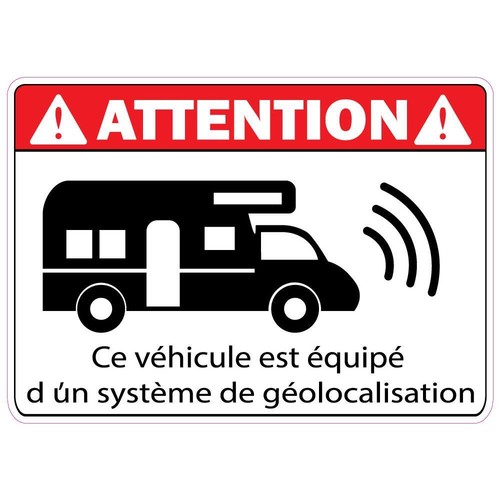 Alarme camping car attention - camping-car,