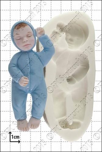 Moule silicone couchage bébé - silicone,