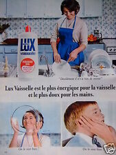 1967 ADVERTISING LUX DISHES TOTAL DEGREASING - ADVERTISING