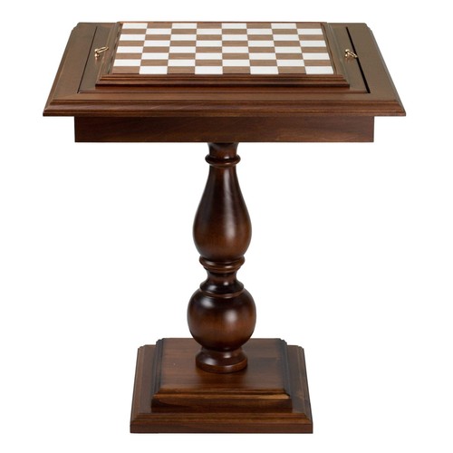 Table échiquier bois - table,