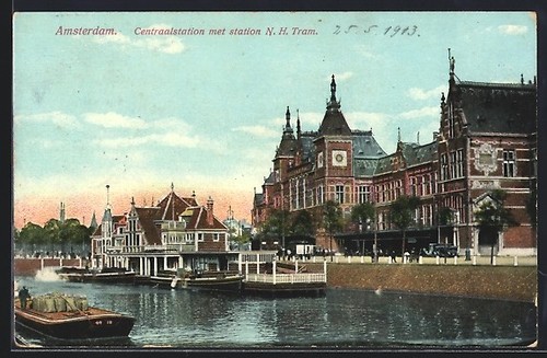 Carte postale amsterdam - postale,