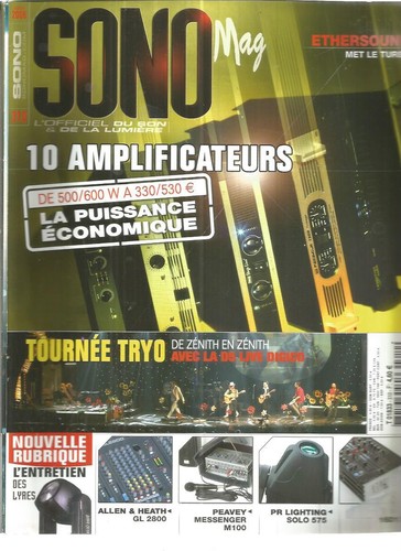 Sono magazine 310 - magazine, tournee