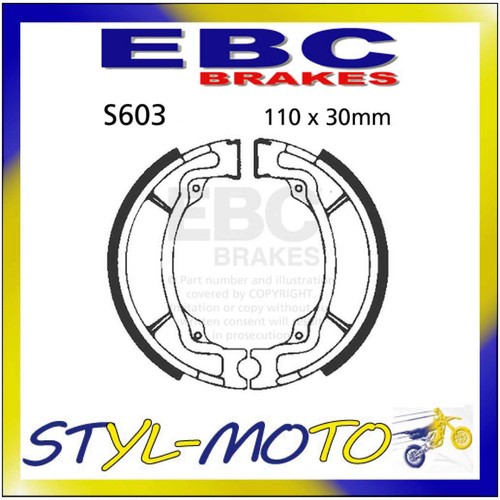 S603 garnitures arrière - arriÈre, ebc