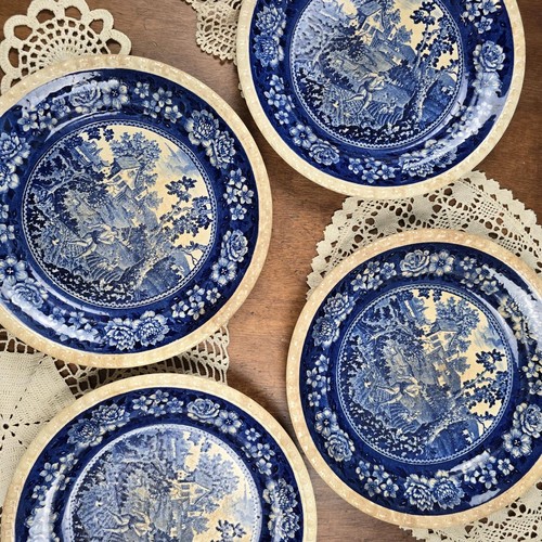 Lot assiettes anciennes - de, 4