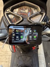 Écran CarPlay Moto – GPS / Android Auto / Bluetooth / Étanche