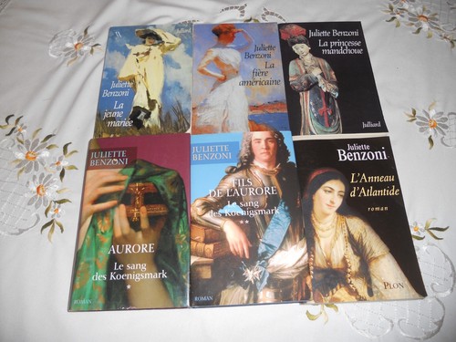 Juliette benzoni lot de 6 - lot,