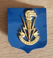 Belgian Army ABL Currency Omnia Conjugo Post WW2 WWII Beret Badge