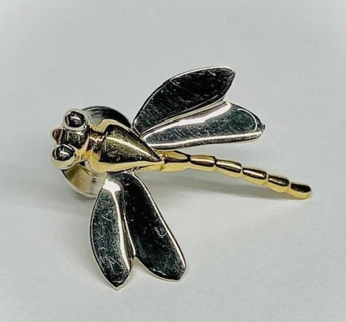 Broche épingle jaune - en, or