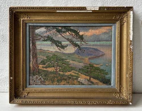 Tableau huile original signé - huile,