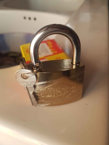 Cadenas acier 38mm 3cles - cadenas,
