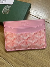 porte carte goyard - rose -