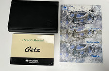 HYUNDAI GETZ OWNERS MANUAL HANDBOOK & WALLET 2002-2005 (09/2005)
