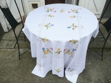 nappe vintage en coton à