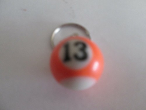 Porte clé boule - porte, 25