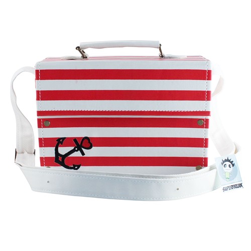 Sac valise avec - , ancre