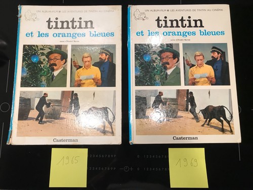 Lot tintin les oranges - bd, et