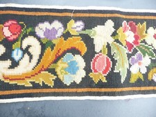antique tapestry strip on canvas period 1880/1900
