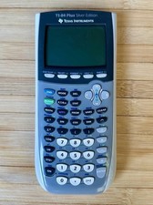 Texas Instruments TI-84 Plus Silver Edition Graphing Calculator Tested Works