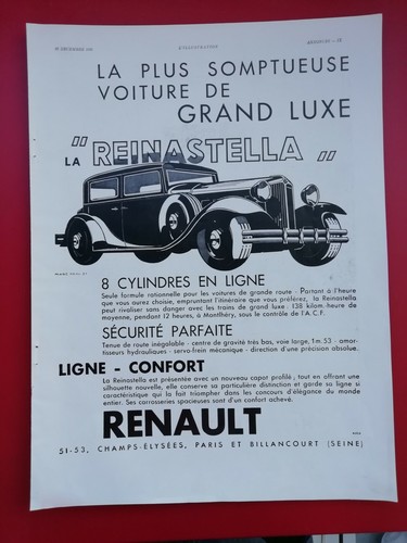 Publicité automobile renault - ,