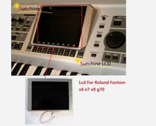 LCD Screen Display Replacement for ROLAND FANTOM X6 X7 X8 G70 90-day warranty